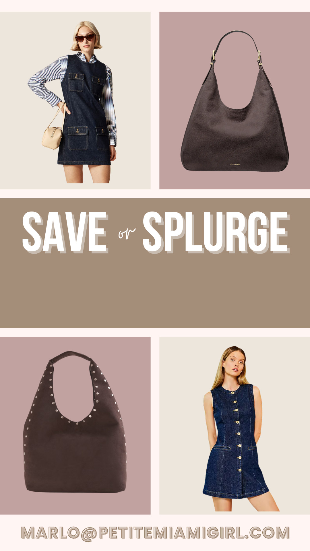 Splurge or save. 

 #LTKStyleTip #LTKWorkwear #LTKItBag