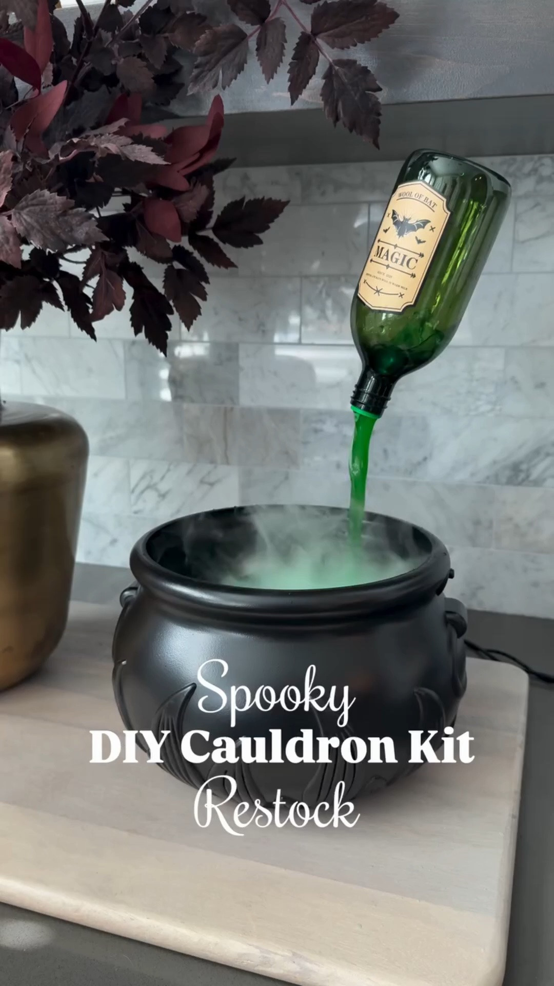 This spooky best seller sold out so fast last year!! The kit comes with everything you need and was really simple to set up. It was a hit all season, I can’t wait to bring it back out this year! 👻🎃

Summerween, Halloween decorations, smoking cauldron, bubbling cauldron, viral Halloween decor, Amazon Halloween, witch decor, Harry Potter party, Harry Potter decor, magic decor

#LTKSeasonal #LTKHome #LTKdayinmylife