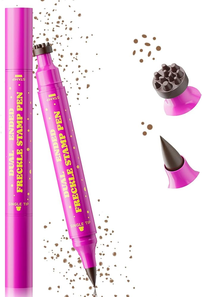 Noerrors Freckle Stamp & Freckle Pen, 2 in 1 Faux Freckles Stamp with Soft Dots Pen for Natural L... | Amazon (UK)