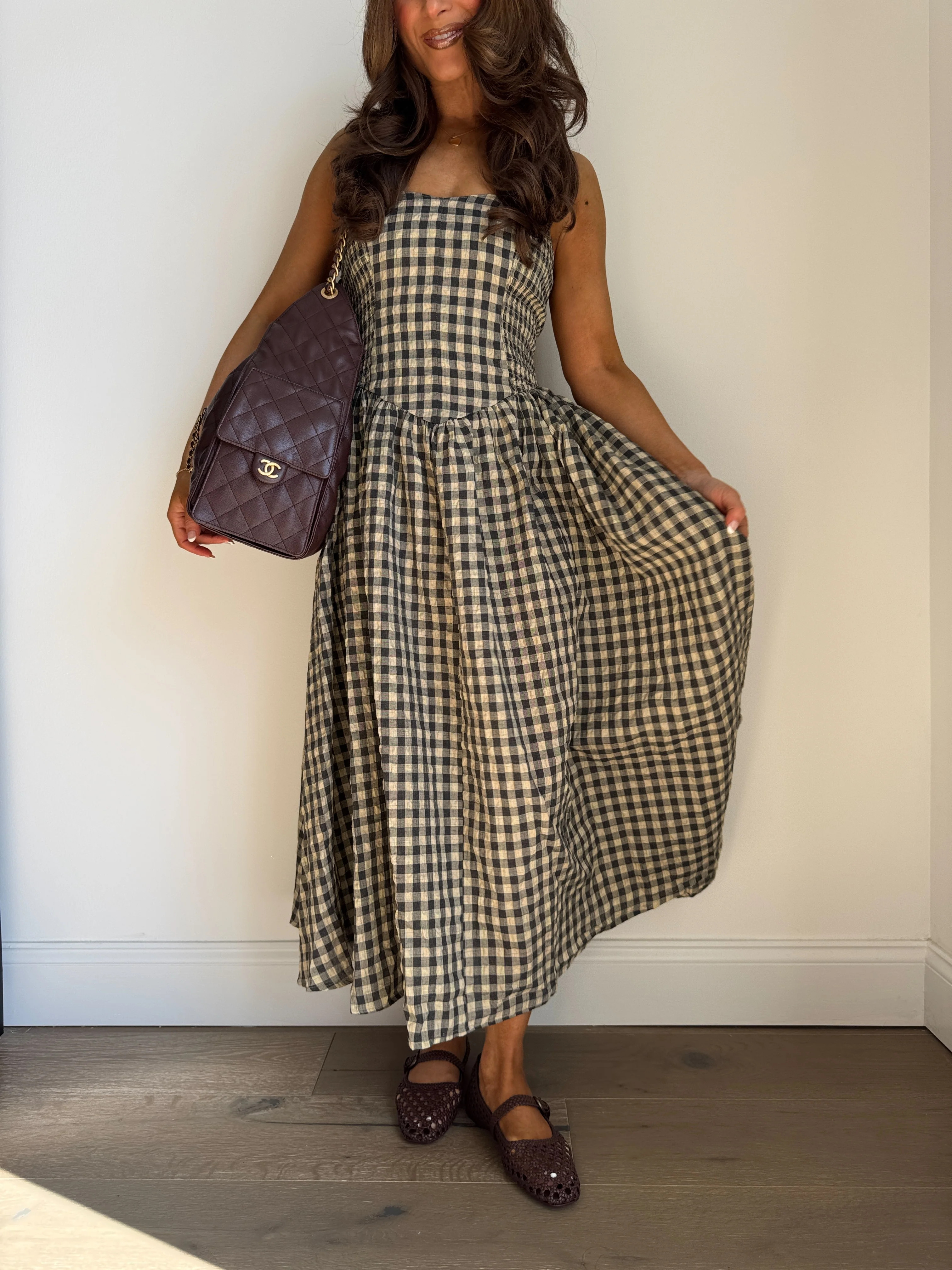 Cottage Farm Gingham Midi Dress (can’t restock) | Shop Your Darling Style