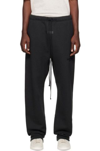 Black Relaxed Lounge Pants | SSENSE