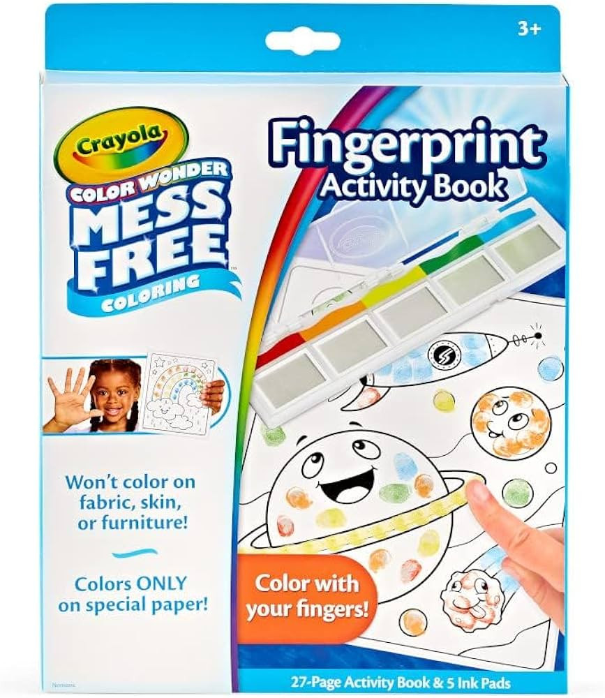 Crayola Color Wonder Mess Free Fingerprint Ink Painting Activity Set, Toddler Finger Painting Alt... | Amazon (US)