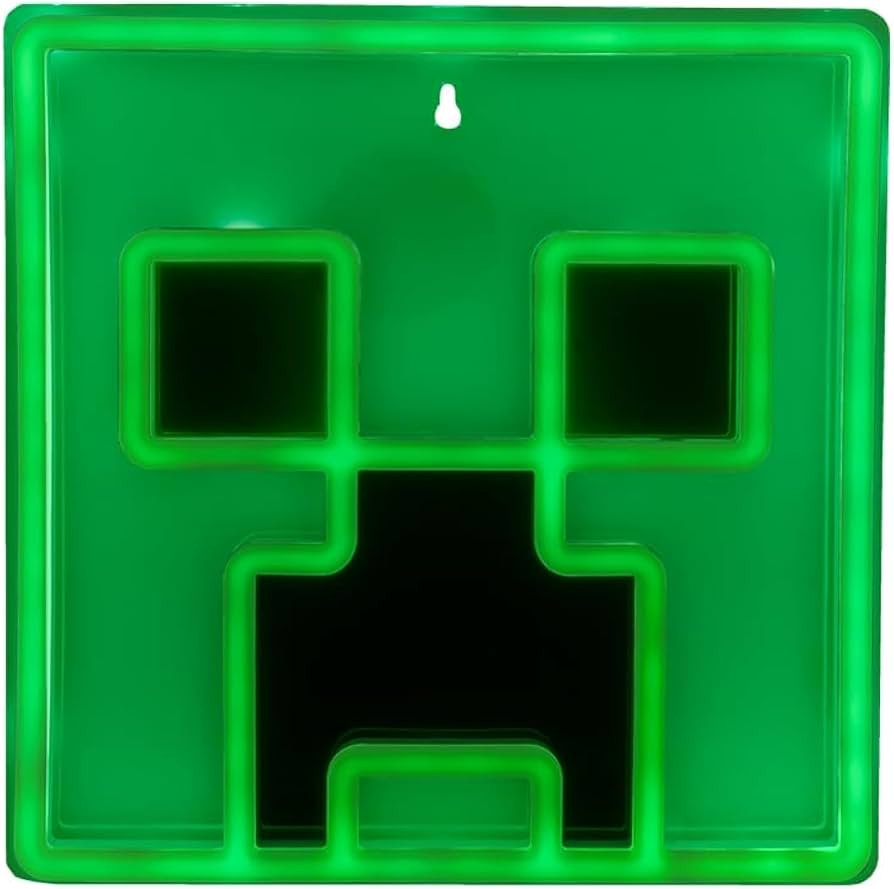 Paladone Creeper Iconic LED Wall-Mountable Light Officially Licensed Minecraft Room Decor for Boy... | Amazon (US)