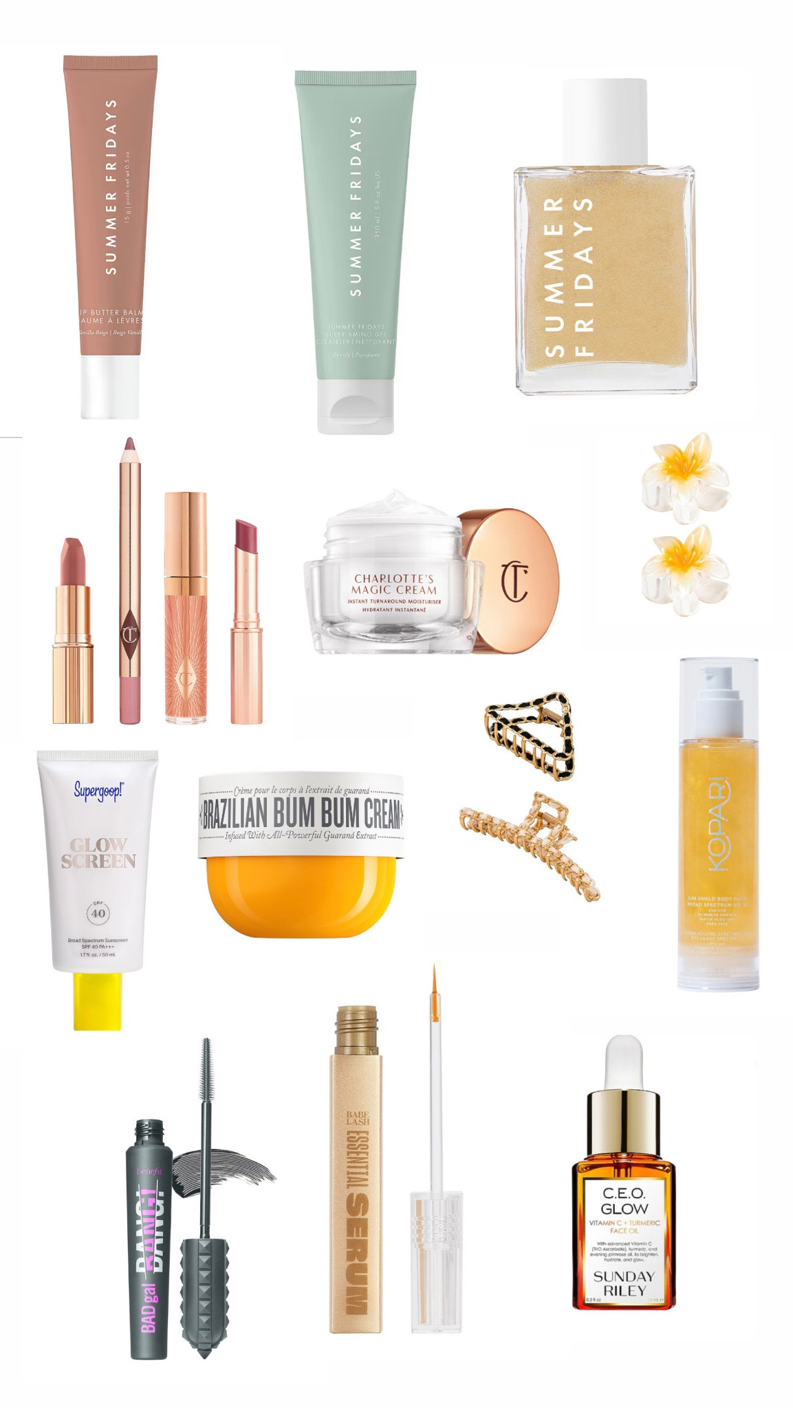 My personal, summer beauty MUST-HAVE’S!! This is a STEAL
20% off all of these beauty products along with so many more using the code: BEAUTY20 at checkout! ☀️🍉🌻

#LTKsalealert #LTKunder50 #LTKbeauty