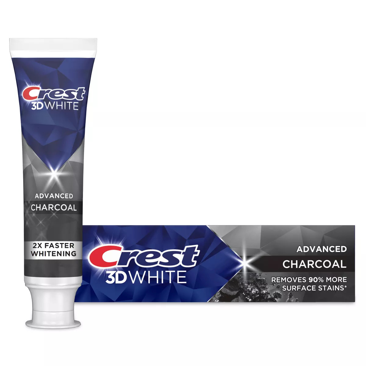 Crest 3D White Advanced Charcoal Teeth Whitening Toothpaste - 3.3 oz | Target