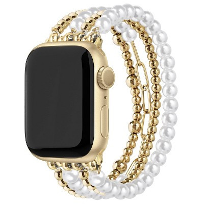 Posh Tech Penny Beaded Band forApple Watch - Gold | Target