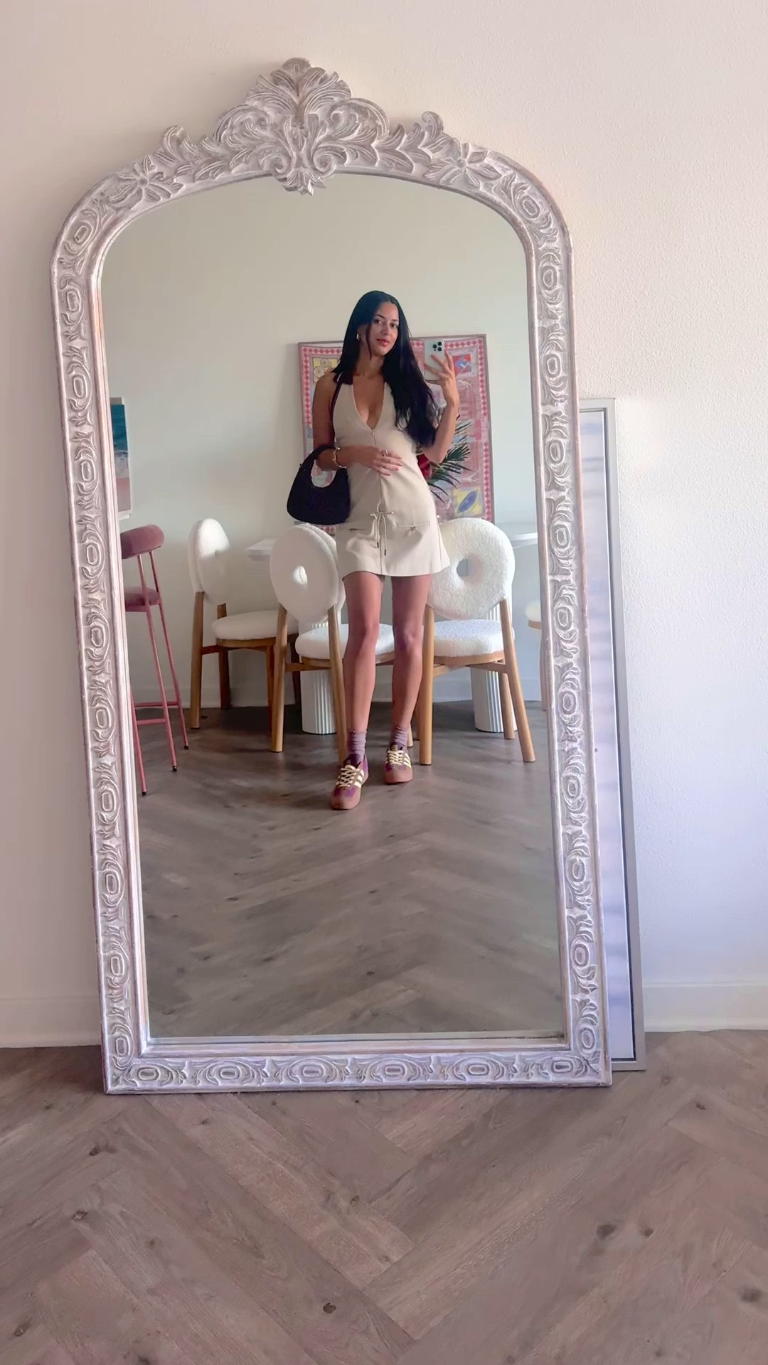 The perfect tennis or golf dress in neutral tones and purple and burgundy for an every day look that is comfortable sports Chic, I linked my burgundy bag and my adidas sneakers (sambas, gazelle, campus, spezial)

#LTKdresses #LTKFashionMonth #LTKfitness