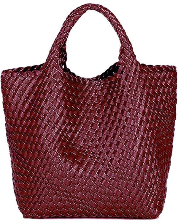 JINMANXUE Fashion Woven Bag Shopper Bag Travel Handbags and Purses Women Tote Bag Large Capacity ... | Amazon (US)