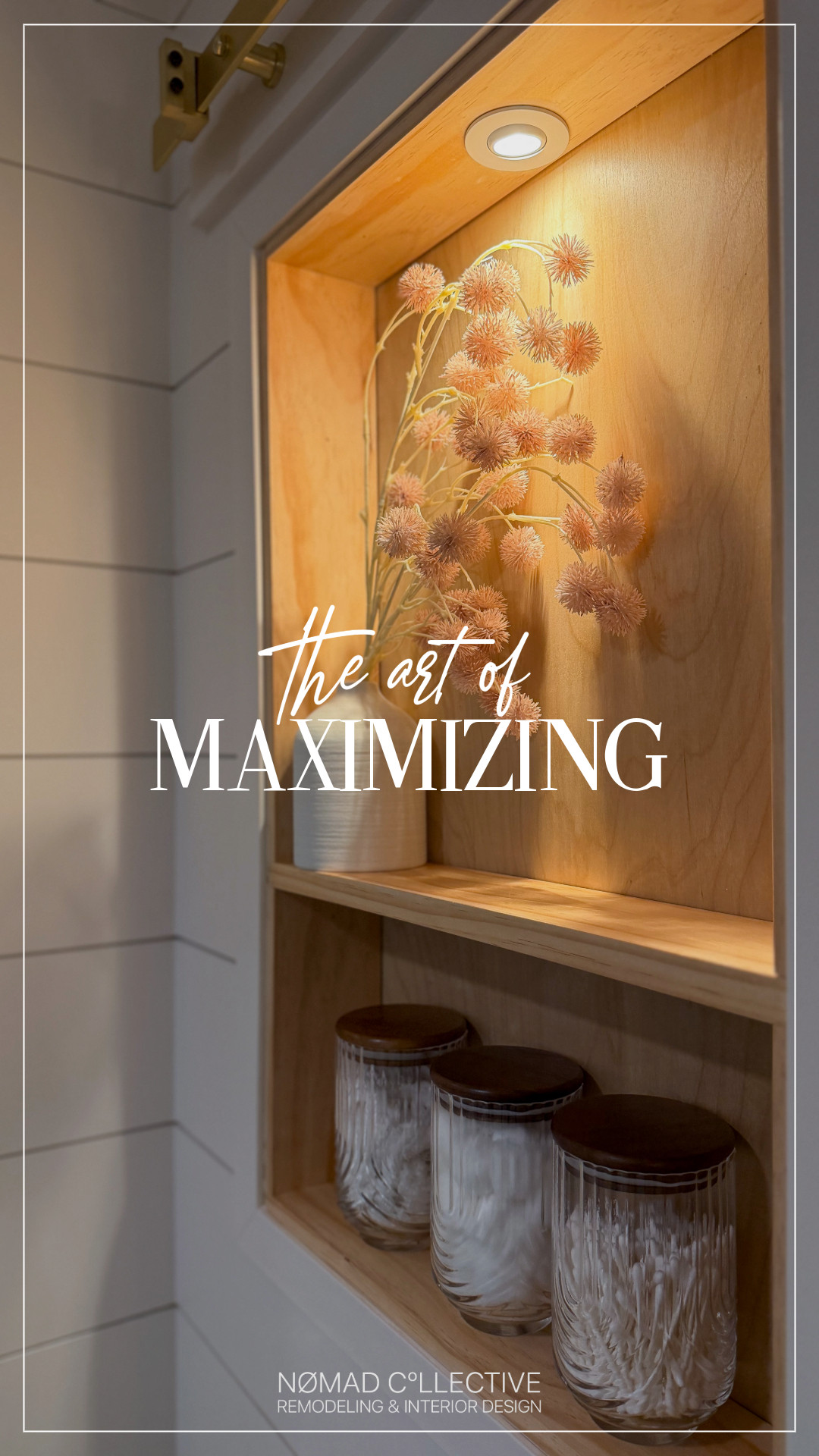 Every decision in this guest bathroom was guided by three goals: to make the compact footprint feel as spacious, functional, and beautiful as possible. Throughout the design, we looked for opportunities to build onto and into the walls to keep the floor space clear. From the niches to the vertical towel rack and sliding barn door, each detail was carefully considered, creating a bathroom that feels open, elevated, and thoughtfully planned from every angle.

#LTKHome