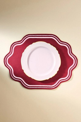 Madeline Embroidered Cotton Placemat | Anthropologie (US)