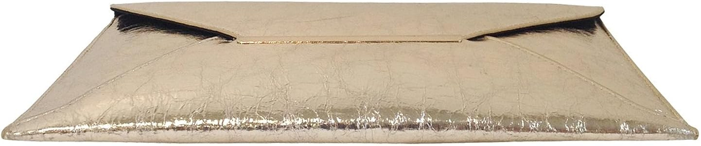 Crushed Metallic Envelope Clutch | Amazon (US)