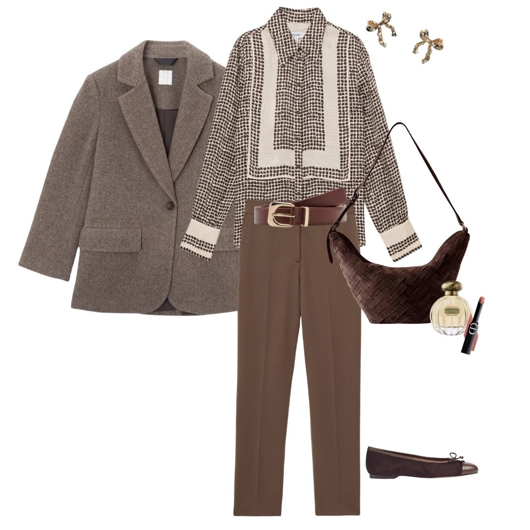 A timeless look that’s perfect for a networking lunch or a busy day in the office - when you want to look chic and polished, but still feel comfortable. I’m a huge fan of this silk shirt; it’s one of those versatile pieces that can be styled in so many ways and instantly adds an elevated edge to any outfit 🤎 

Make sure you come back tomorrow for your daily @weizstyles fashion fix! 🎉

Louise x

#LTKwinter #LTKuk #LTKworkwear