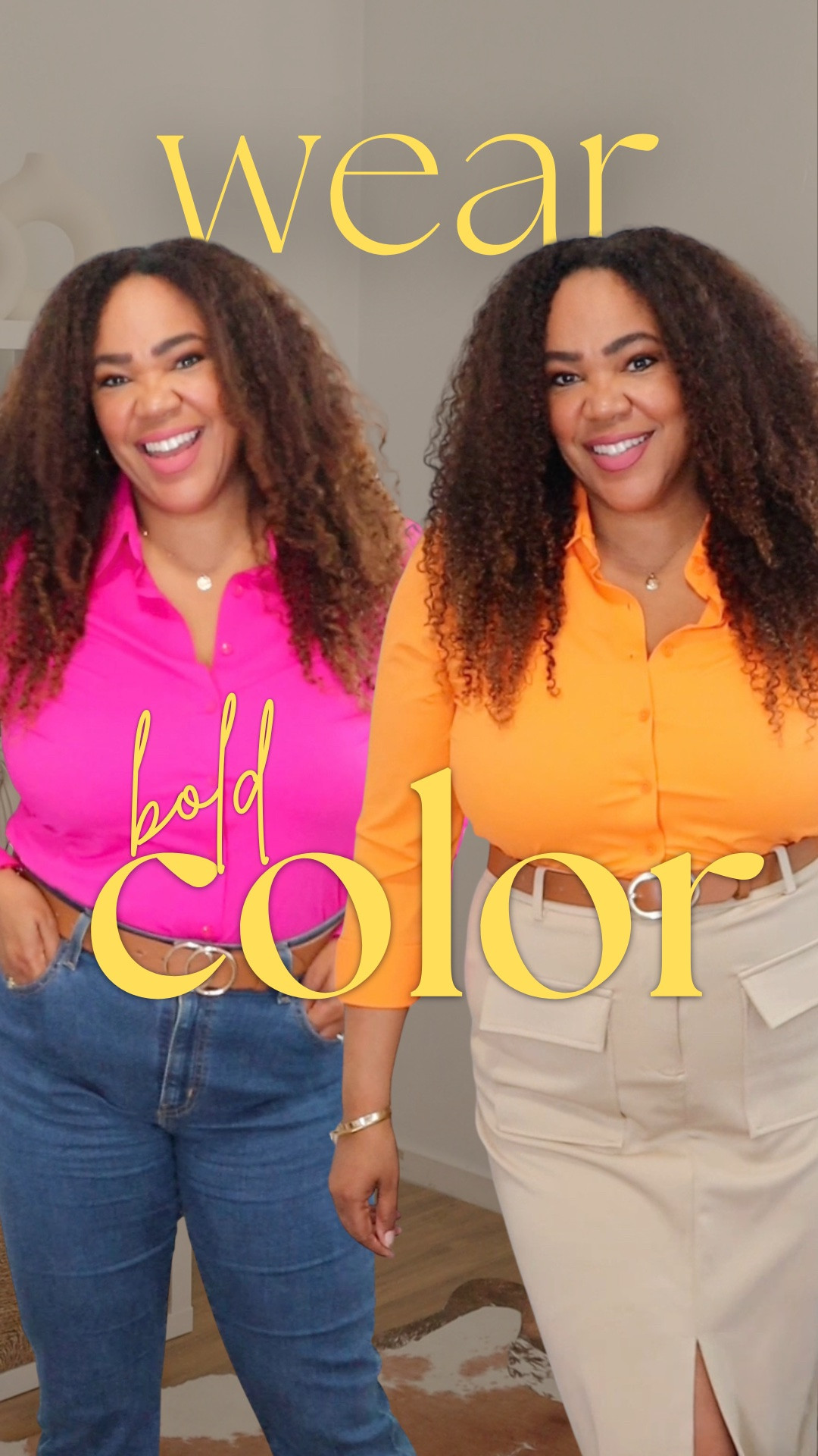 Ladies Over 40: Go ahead and wear bold colors 🎨! Because, you can! I have this stretchy button up shirt in a few colors. It actually fits curves! Wearing an xl.

#LTKWorkwear #LTKMidsize #LTKOver40