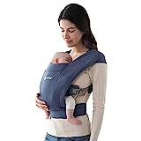 Ergobaby Embrace Cozy Newborn Baby Wrap Carrier (7-25 Pounds), Soft Navy | Amazon (US)