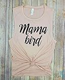 Mama Bird - Muscle Tank, Blessed Mama shirt, mom gift, unisex mom shirt, mama shirt, mama tee, mama  | Amazon (US)
