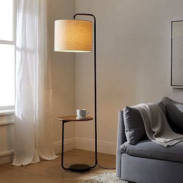 Industrial Shelf Floor Lamp | West Elm (US)