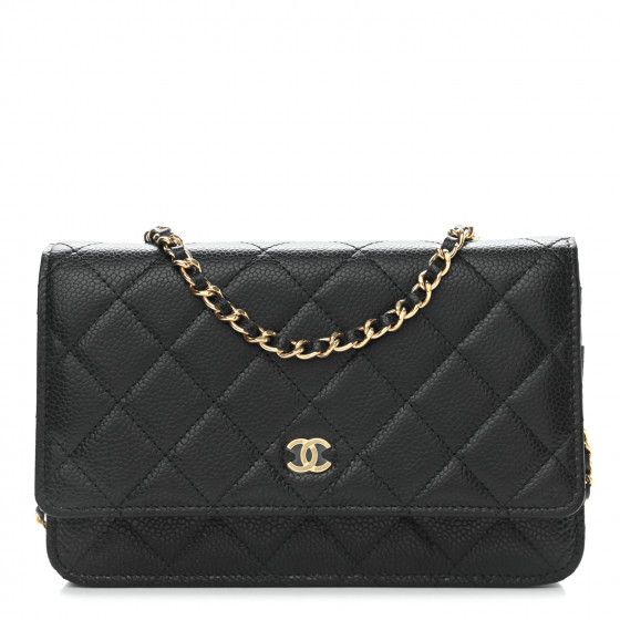 CHANEL

Caviar Quilted Wallet On Chain WOC Black | Fashionphile