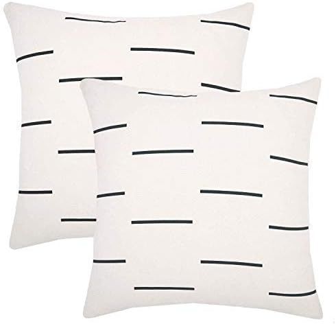 Woven Nook Decorative Throw Pillow Covers, Omi Set, Pack of 2 (20" x 20") | Amazon (US)