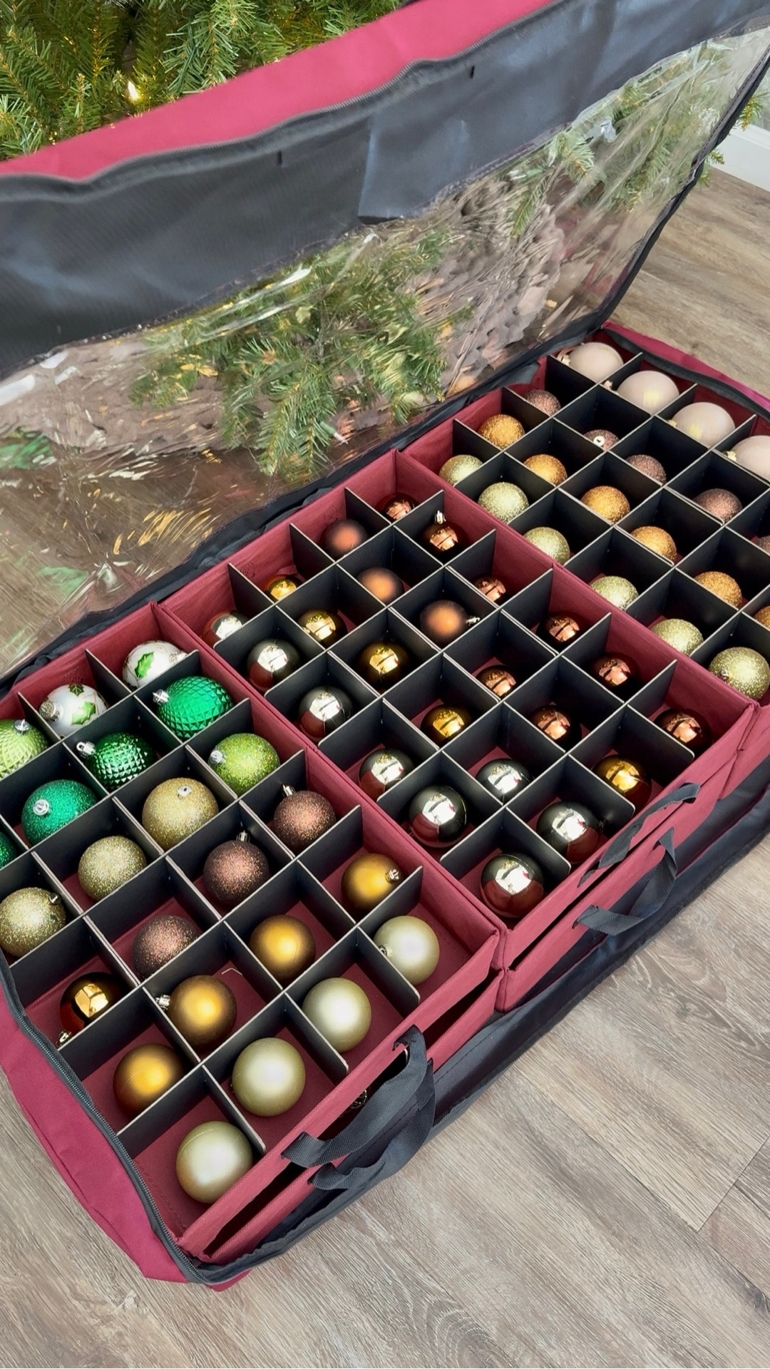 Amazon Ornaments Storage 

#LTKHome #LTKFindsUnder50 #LTKHoliday