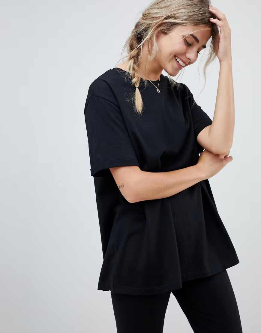 ASOS DESIGN mix & match pyjama jersey tee-Black | ASOS (Global)