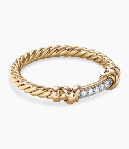 Petite Helena Wrap Band Ring
18K Yellow Gold with Diamonds, 4mm

#LTKstyletip #LTKover40 #LTKGiftGuide