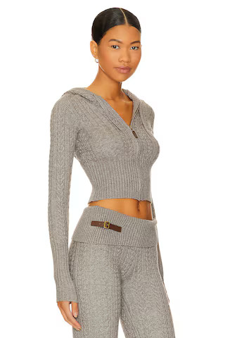 Aimee Cable Knit Hoodie
                    
                    Frankies Bikinis | Revolve Clothing (Global)