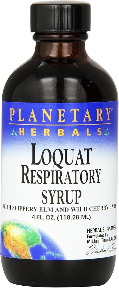 Planetary Herbals Loquat Respiratory Syrup,4 Fluid Ounce | Amazon (US)