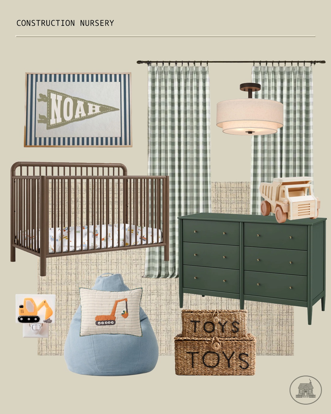 One of my biggest kids room tips ✨

When designing a themed space, keep the “theme” in the easy-to-swap pieces like bedding, pillows, art, nightlights, and decor 🤍

That way, as your child grows, you already have a timeless foundation underneath and can completely transform the room with minimal effort 👏🏼

Sharing both versions of this construction-inspired space because I love how easily it can grow from nursery to older kid room 🚜✨

#LTKhome #LTKcanada #LTKkids