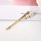 Rhinestone hair clips 6Pcs Set Metal Pearl Hair Clips Women Hairpin Girls Hairpins Barrette Bobby Pi | Amazon (US)