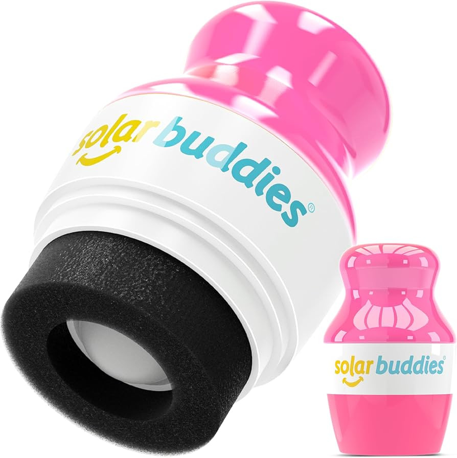 Solar Buddies Sunscreen Applicator - Single Full Pink - Refillable Roll on Sponge Sunscreen, Sunc... | Amazon (US)