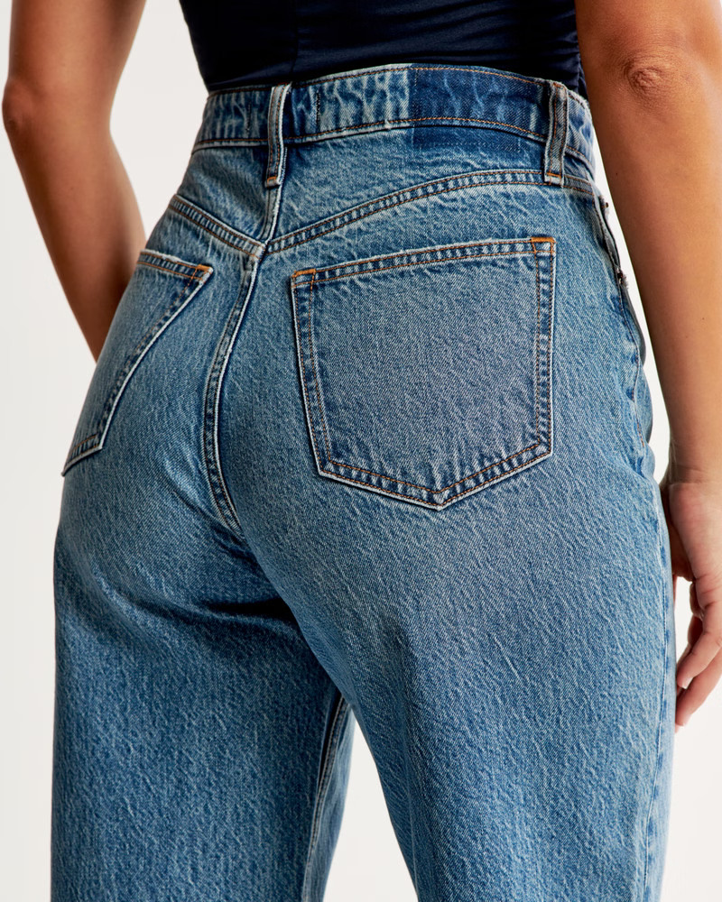 Curve Love High Rise Loose Jean | Abercrombie & Fitch (US)