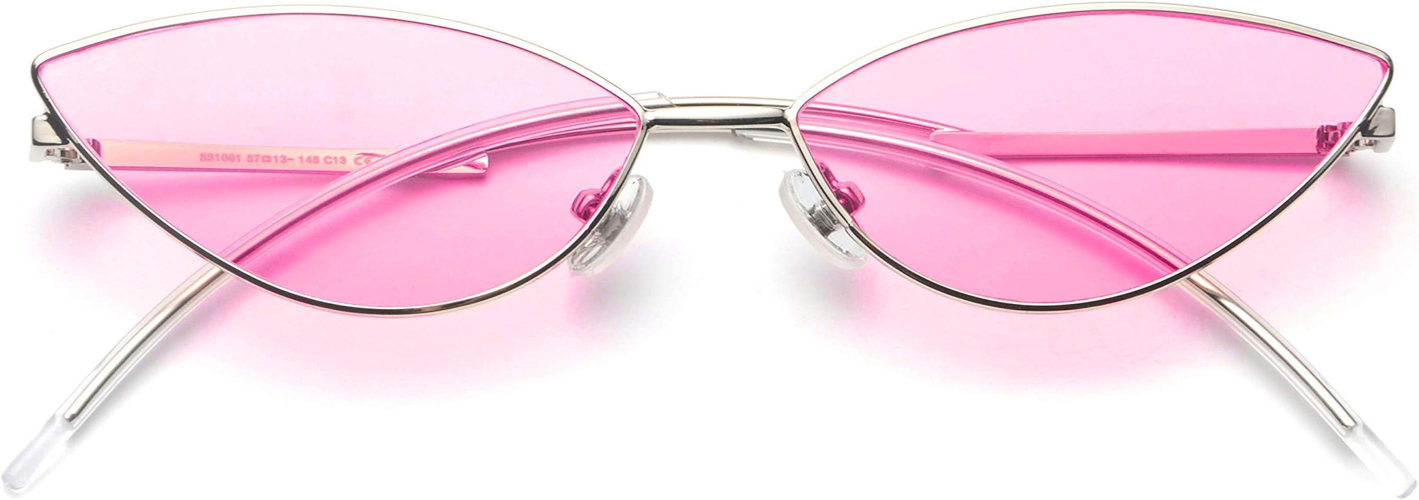 FEISEDY Fashion Designer Sunglasses Retro Small Petals Shape Arc Temple Design B2298 | Amazon (US)