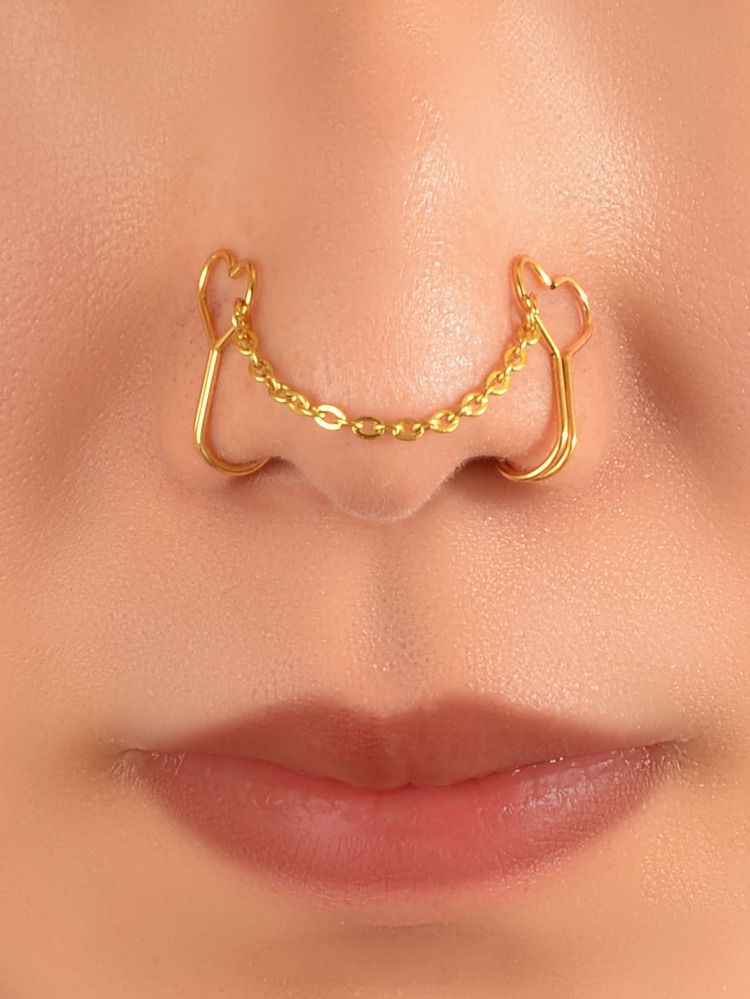 Heart & Chain Decor Nose Ring | SHEIN