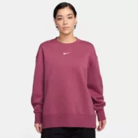 Nike Women's Sportswear Phoenix Fleece Oversized Crew-Neck Sweatshirt | DICK'S Sporting Goods