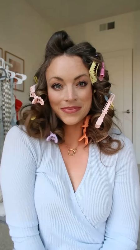 Easiest way to get big volume curls! SAVE FOR LATER!!

Use a curling iron or wand, I use 1” barrel (use code  BRITTANYANN  to save $) and then secure with a pin until hair completely cools!

#LTKfindsunder100 #LTKmidsize #LTKbeauty