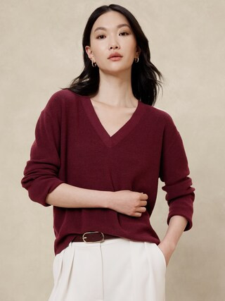 Ribbed Lightweight Sweater | Banana Republic Factory
