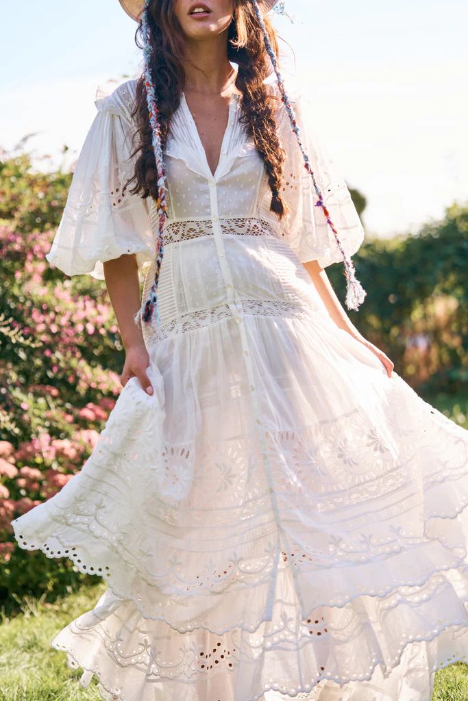 Titania Midi Dress | LOVESHACKFANCY