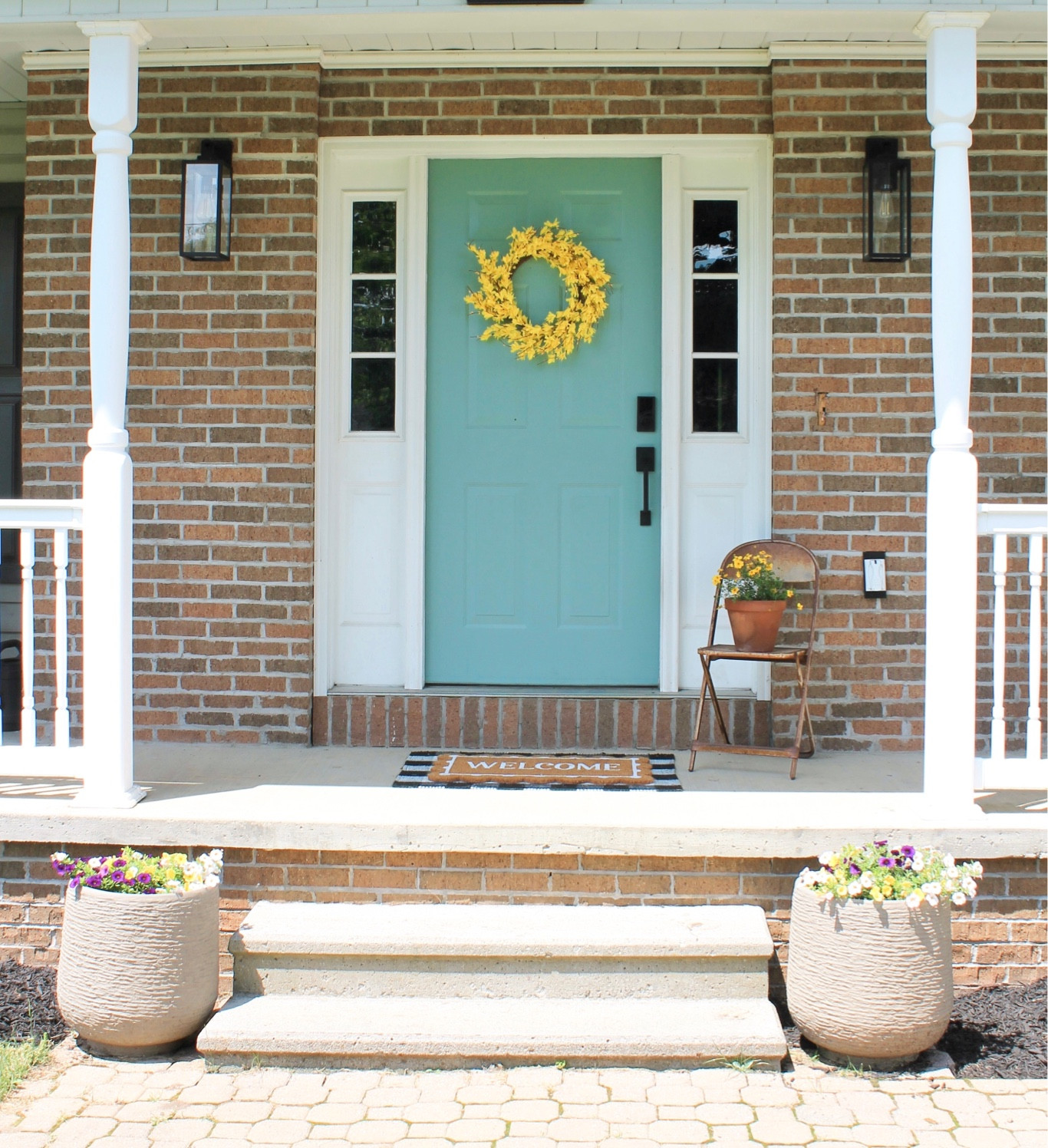 Yellow wreath on sale for Amazon prime day. Front door accessories. Front door wreath. 

#LTKhome #LTKfindsunder50 #LTKsalealert