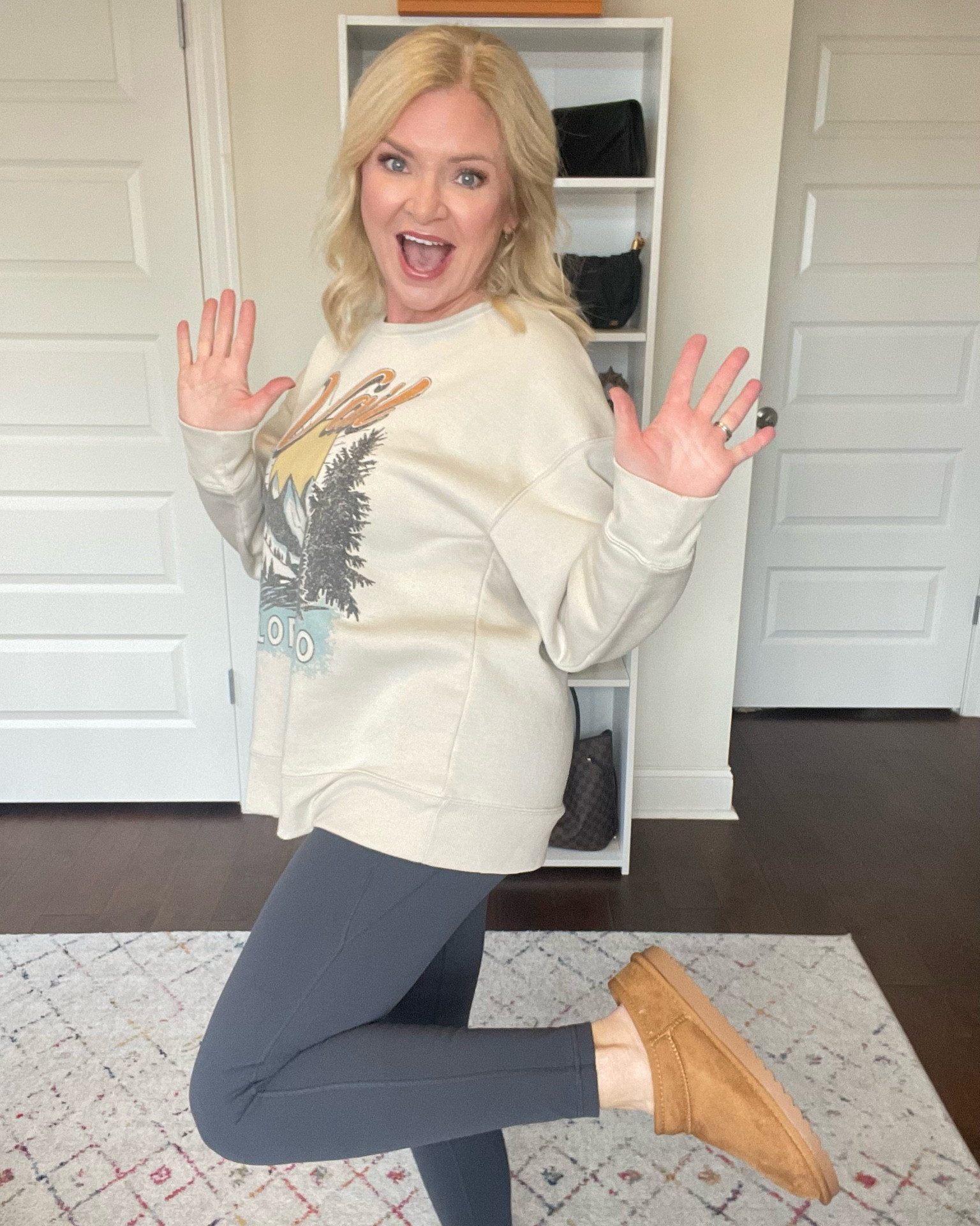 These dupes for the sold-out famous slippers would make a great gift! 
Amazon
Found it on Amazon 
Amazon fashion
Amazon style
Amazon finds
Amazon influencer
Suede slippers 
Gift idea
Holiday gift
Christmas gift
Leggings outfit
Graphic sweatshirt
Walmart
Walmart finds
Walmart fashion


#LTKSeasonal #LTKshoecrush #LTKGiftGuide