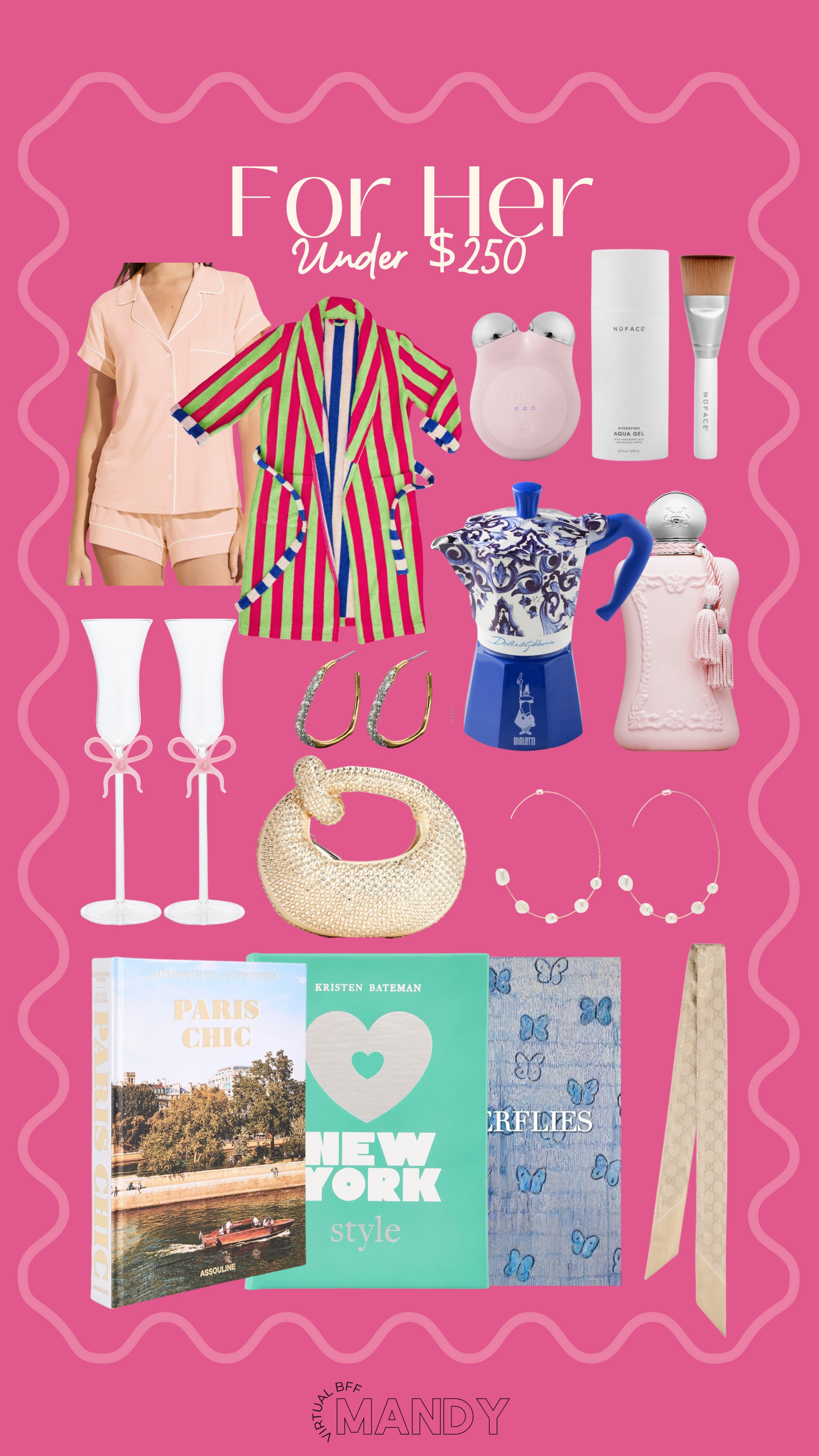 For Her: Under $250 Gift Guide! 

Gifts for her - gifts under 250 - Christmas gift guide - gift inspo - jewelry - pajamas - perfume - women’s gifts 


#LTKGiftGuide #LTKHoliday #LTKBeauty