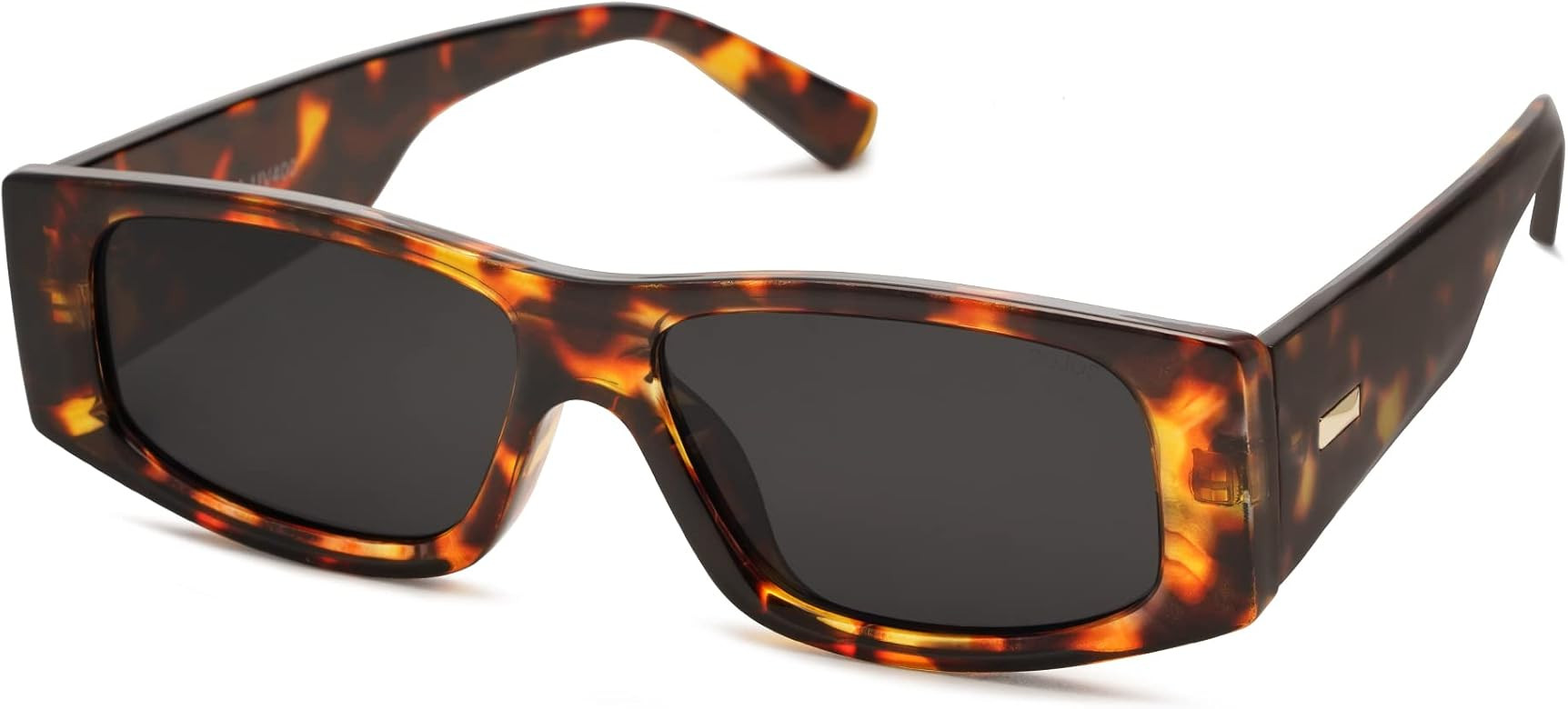 SOJOS Retro Trendy Rectangle Polarized Sunglasses 80s 90s Y2K Narrow Sunnies SJ2228 | Amazon (US)