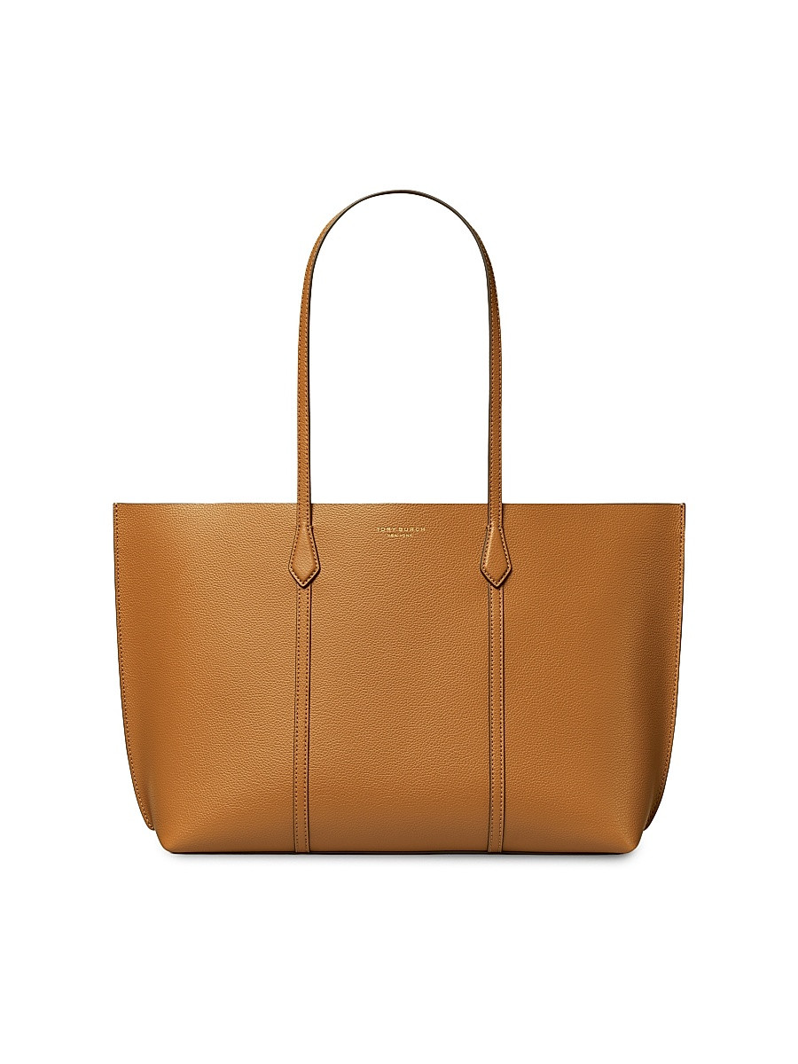 Women's Perry Leather Tote Bag - Autumn Brown | Saks Fifth Avenue
