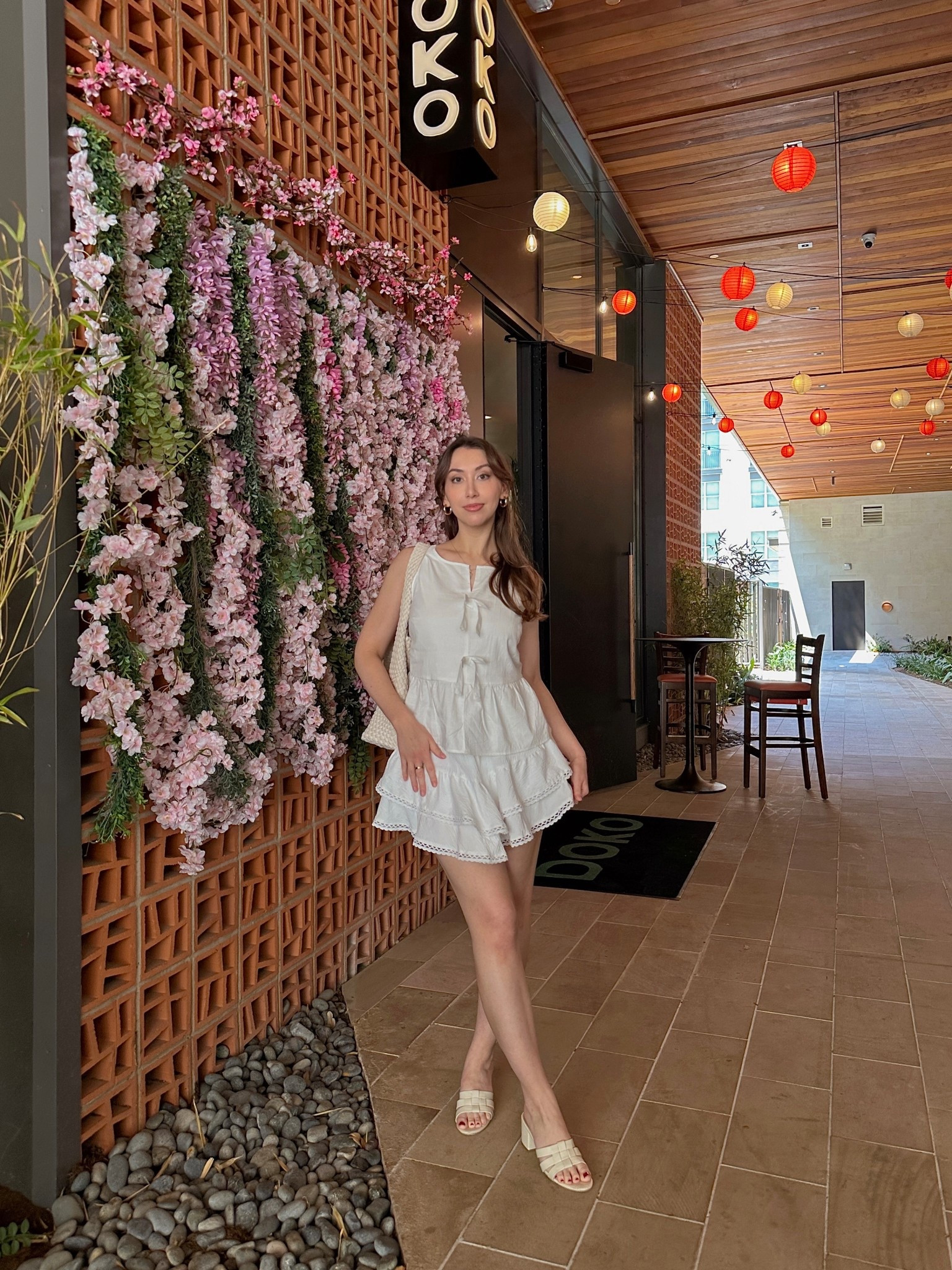 sushi lunch date ootd 🤍

• top: amazon (size s) - the ties in front are decorative only - this blouse is a pull-on style 
• skirt: amazon (size s) - true to size and even has built-in shorts underneath! Comes in soo many colors and great for summer 
• sandal heels: old from justfab

[neutral outfit, linen warm weather look, amazon fashion finds, amz favorites, parisian style, cottagecore aesthetic, soft girl outfits, vanilla girl ootd, breezy, flowy shorts, monochrome style]

#LTKStyleTip #LTKSummerEdit #LTKFindsUnder50