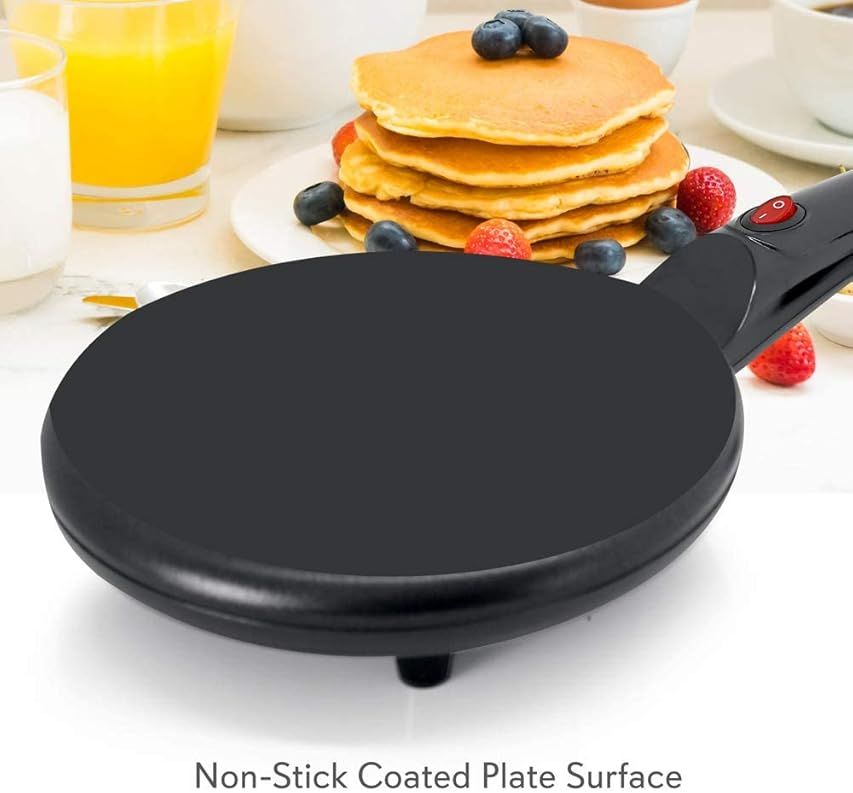Moos & Stone Electric Crepe Maker With Auto Power Off, Portable Crepe Maker & Non-Stick Dipping Plat | Amazon (US)