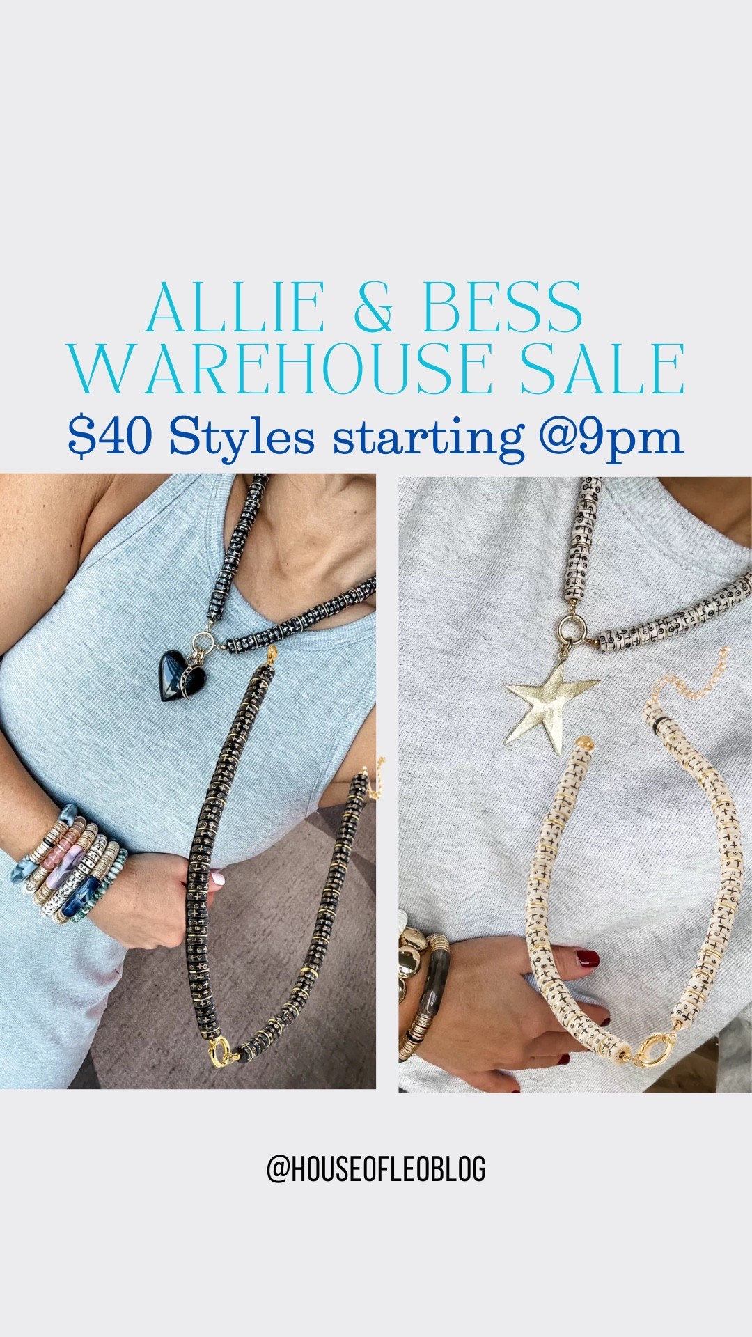 Warehouse sale begins at 9 PM est. Start filling your carts now and the sale price will drop in cart when the sale begins. Beaded bracelets.


#LTKSaleAlert