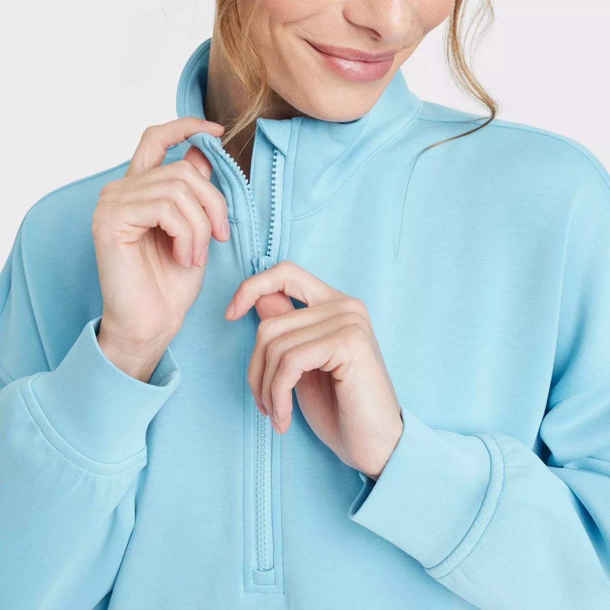 Women's Sandwash Half Zip Pullover - All In Motion™ | Target