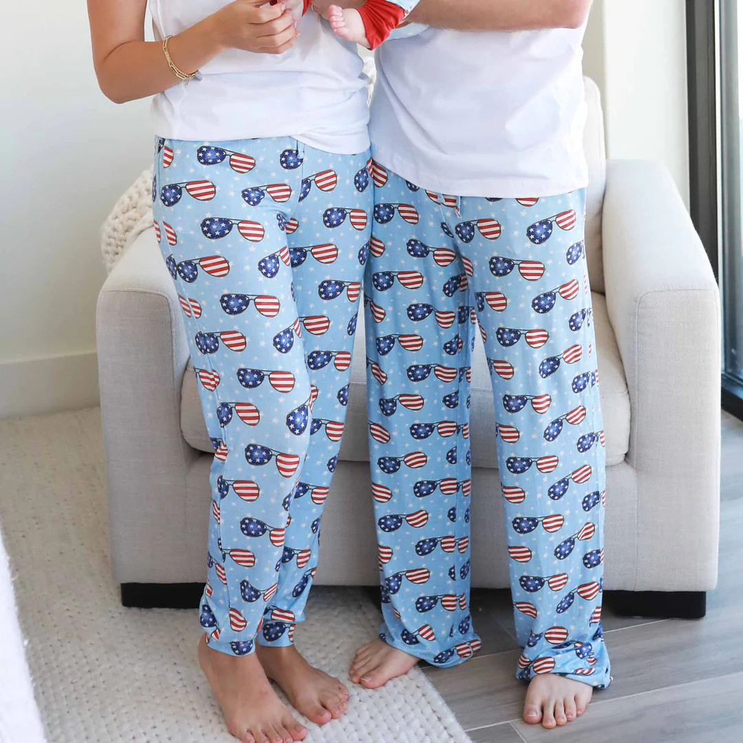 Patriotic Summer Unisex Adult Pajama Pants | Caden Lane