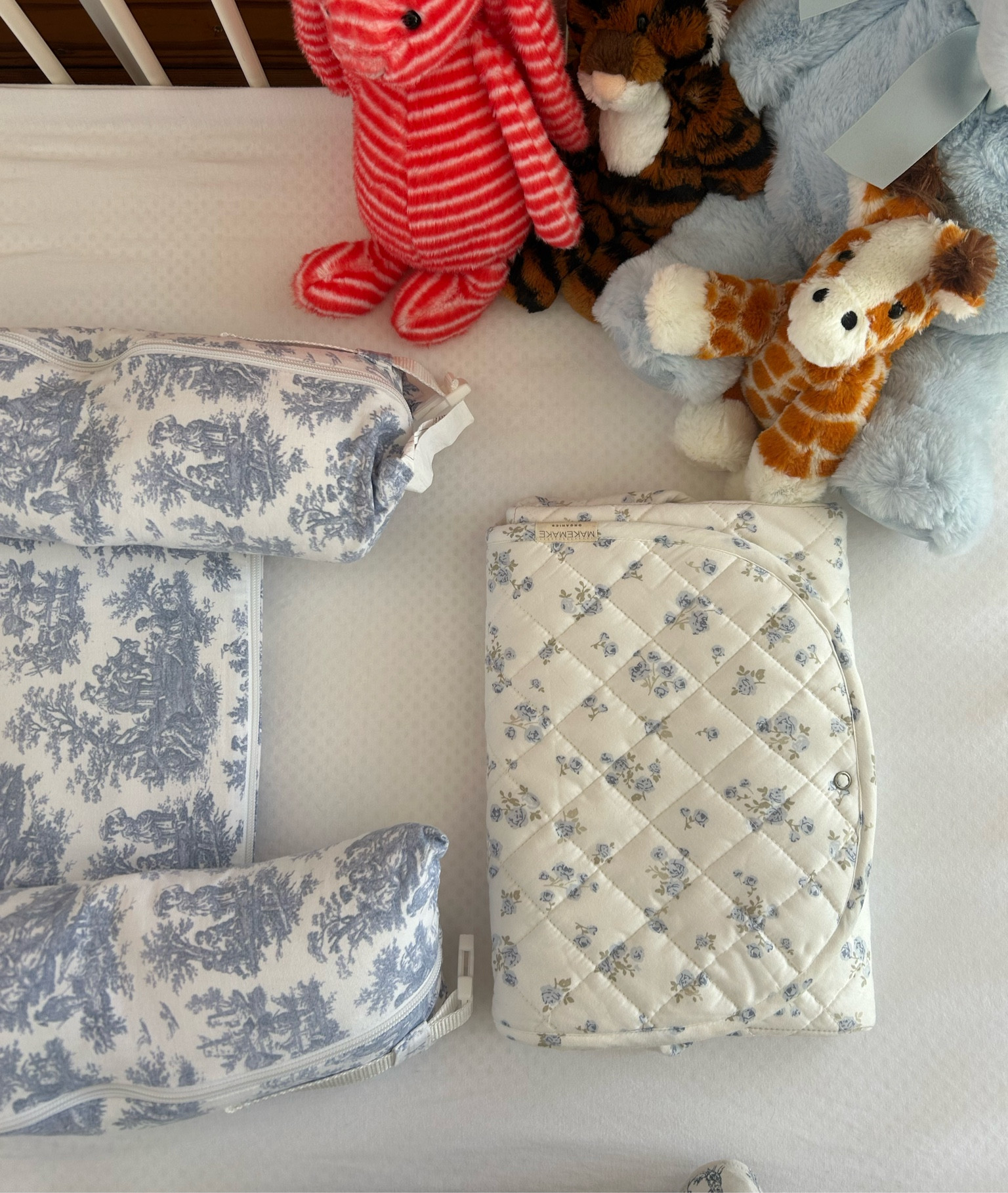 cute floral coquette baby items - this quilted portable diaper changing pad 

#LTKKids #LTKBaby #LTKU