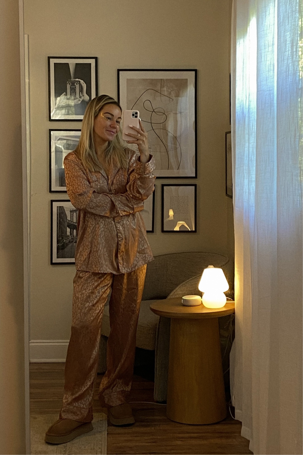 these pajamas are silky smooth and so comfy! They run oversized - I’m in a small here 

#LTKstyletip #LTKsalealert #LTKFind