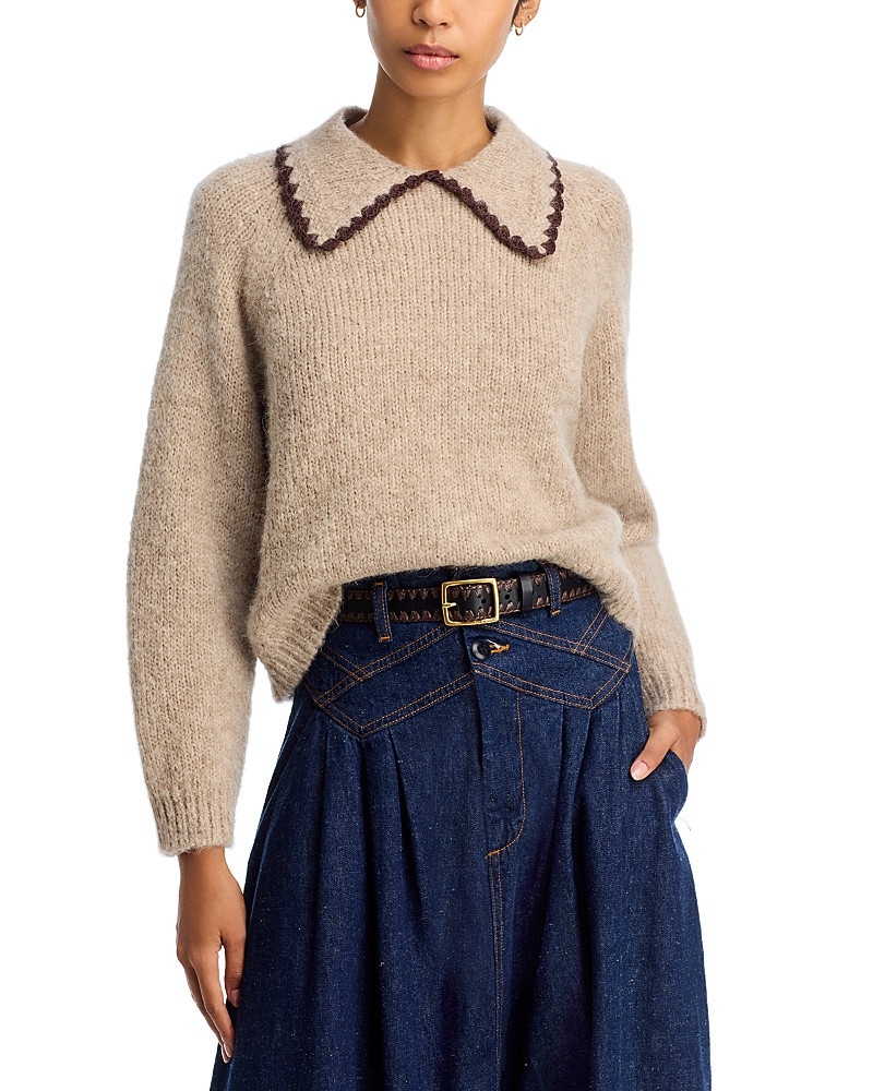 The Great. The Crochet Collar Sweater | Bloomingdale's (US)